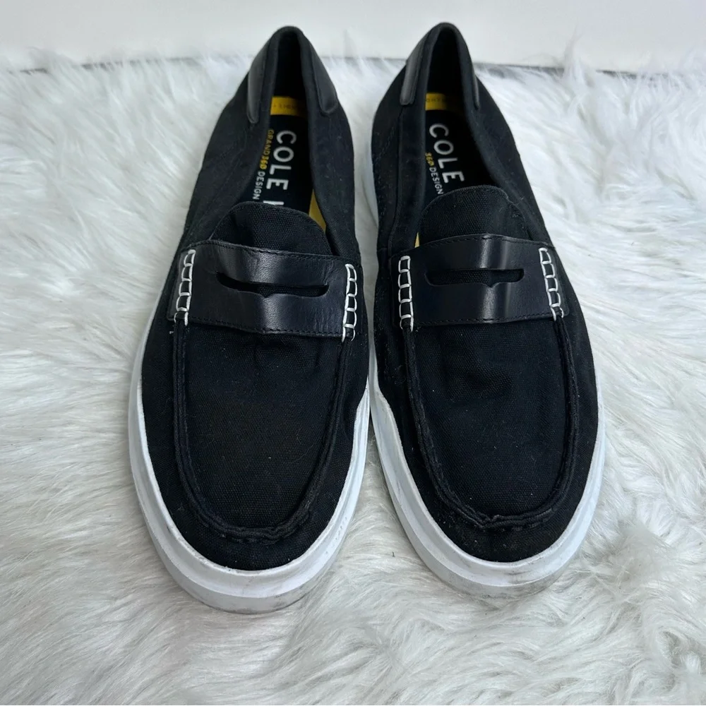 Cole Haan Grand Pro Rally X Penny Loafer Black Men’s C34765 - Picture 2 of 10